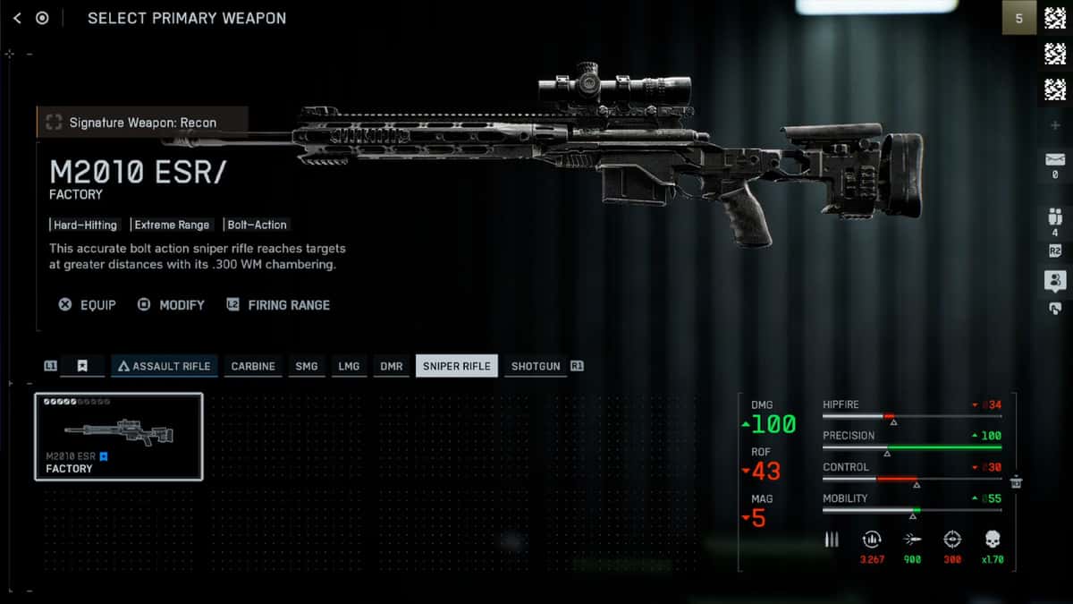 M2010-ESR Sniper